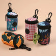 Hangable Dog Poop Bag Dispenser with Zipper – Portable, Lightweight Waste Bag Holder for Dog Walking, Cute & Convenient