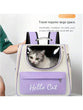 Cat Carrier Backpack for Outdoor Travel | Breathable Pet Bag for Cats/Small Dogs with Cushion