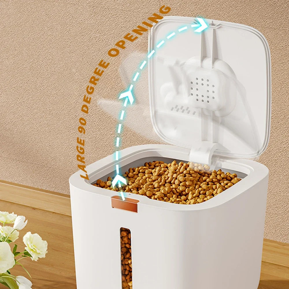 Large Pet Food Storage Barrel – Airtight & Moisture-Proof Container for Dog, Cat & Small Animal Food