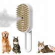 Pet Steam Brush | Cat Dog Cleaning | Steamy Electric Spray Massage Comb | 3 In 1 Hair Removal | Grooming Supplies | Pet Accessories