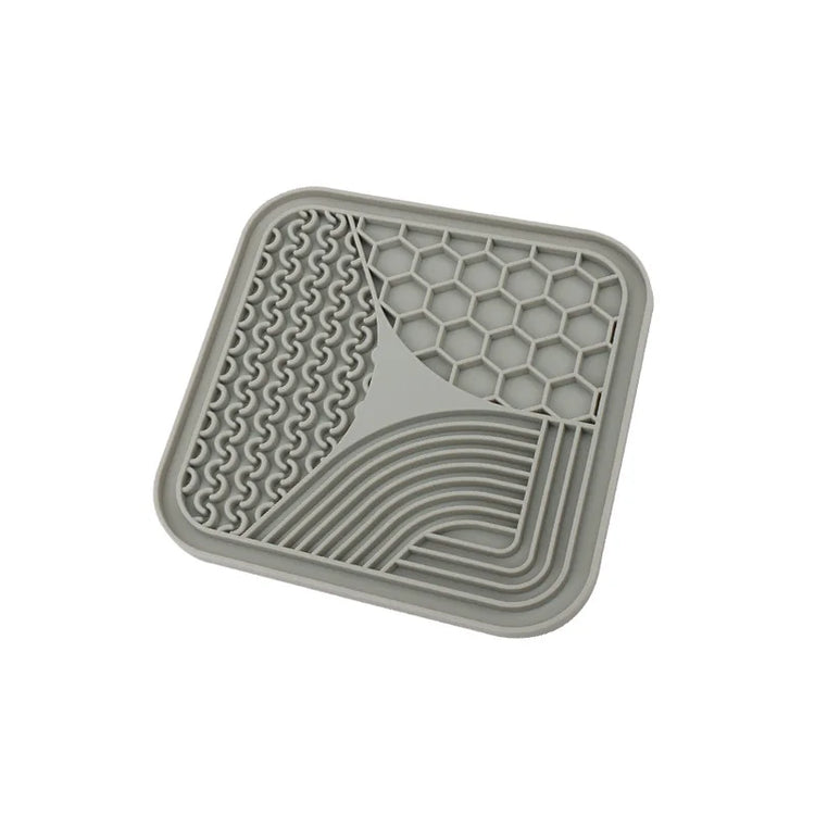 Silicone Pet Licking Mat for Cats/Dogs | Anti-Choking Slow Food Bowl | Bath Distraction Plate | Pet Supplies Cutlery