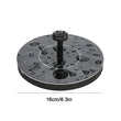 2.2W Solar Bird Bath Fountain | Floating Water Pump with LED Light & 6 Spray Nozzles for Birdbaths, Ponds, and Outdoor Water Features
