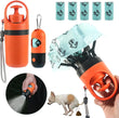 Dog Poop Scooper Set with Claw Picker, Leash Clip, LED Light, and Bag Dispenser