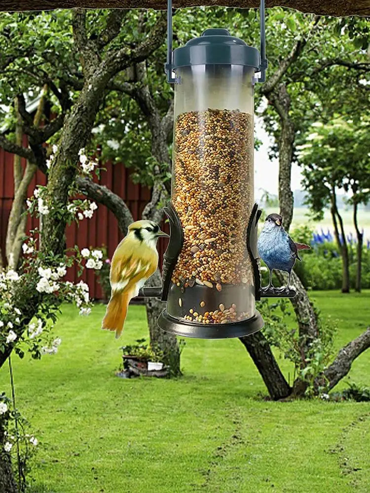 Bird Seed Feeder | Hanging Bird Feeder | Wild Bird Seed Feeder | Garden Paddock Bird Feeding Tool | Pet Supplies For Small Birds