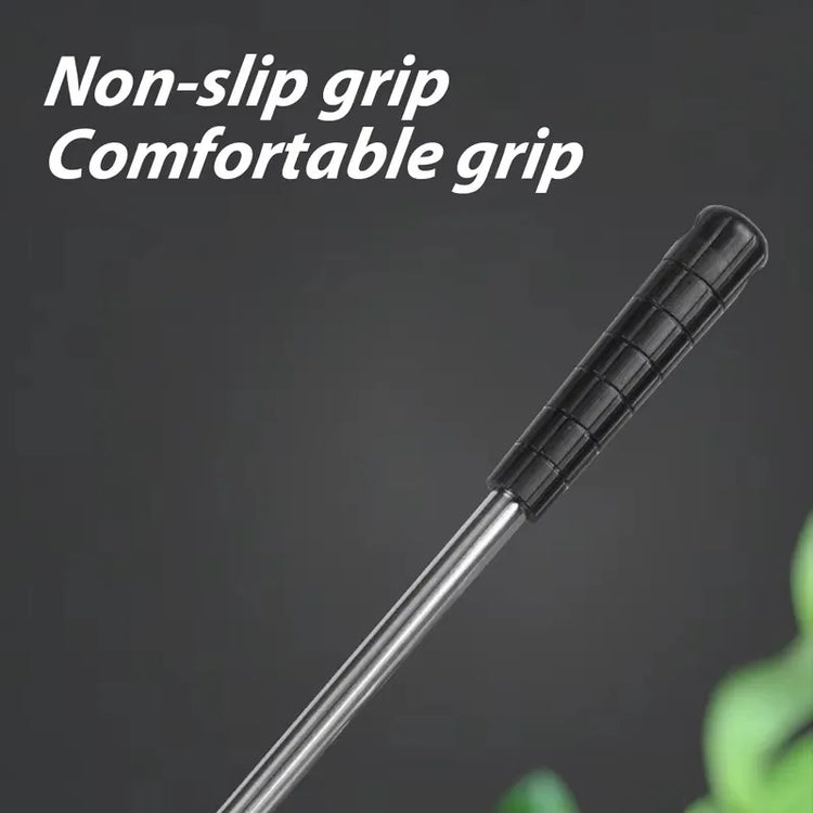 Aquarium Fish Tank Cleaning Brush – Stainless Steel Handle with Non-Slip Grip for Glass & Plants