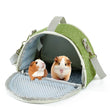 Portable Breathable Small Pet Carrier Bag – Travel Backpack for Hamsters, Guinea Pigs, Rabbits, Reptiles, and More
