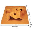 Cat Playing Game Mat | Pet Activity Rug | Training Toy | Collapsible Cat Pad | Scratch-Resistant Bite Mat | Climbing Frame | Cat Litter Mat