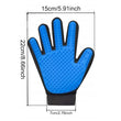 Pet Grooming Glove | Cat Hair Deshedding Glove | Dog Bath & Massage Brush for Cats and Animals