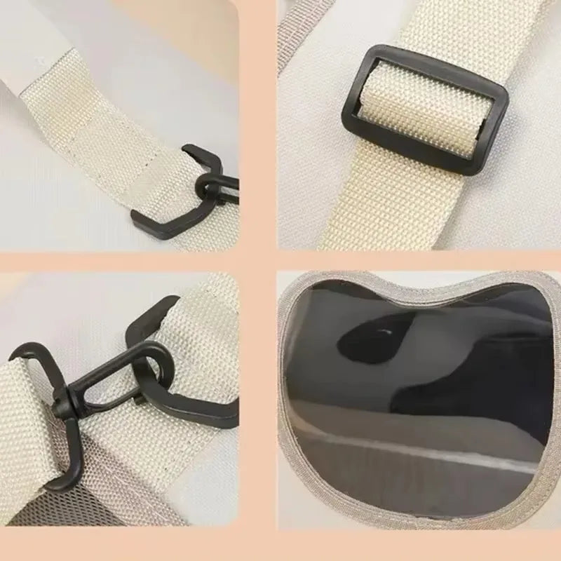 Portable Cat Carrier Bag – 360° Mesh Ventilated | Collapsible Handheld Tote | Small Pet Travel Backpack for Cats/Puppies