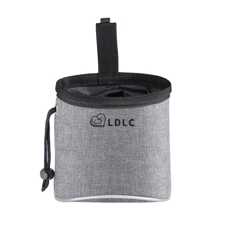 Dog Treat Training Pouch with Poop Bag Dispenser – Outdoor Pet Snack Bag for Toys, Kibble & Treats