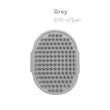 Cat Grooming Comb | Dog Bath Brush - Pet Grooming Shedding Soothing Massage | Rubber Bristles Comb with Adjustable Ring Handle