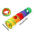 Foldable Cat Tunnel Toy for Indoor & Outdoor Use | Crinkle Sound/Hanging Ball/Multi-Entry Design – Play Tube for Cats/Kittens/Rabbits/Puppies