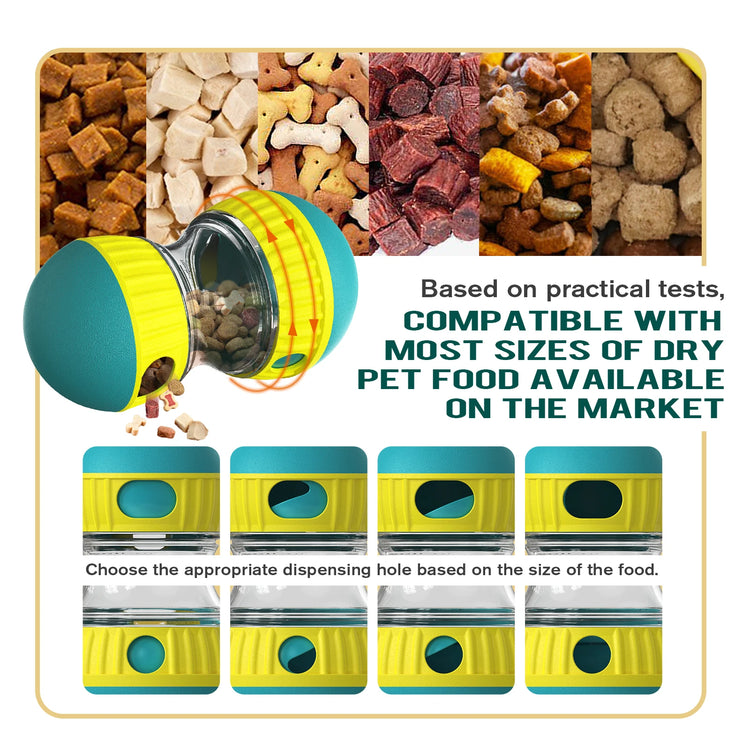 Interactive Dog Toy for Small to Large Dogs & Cats – IQ-Boosting Indoor Training Ball