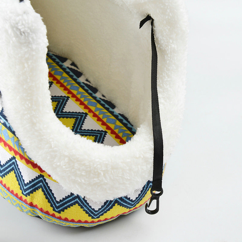 Classic Pet Carrier Sling Bag for Small Dogs – Soft, Portable Puppy and Cat Travel Bag