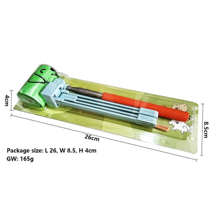 Portable Dog Poop Scoop – Expandable Waste Pick-Up Tool for Outdoor Walks