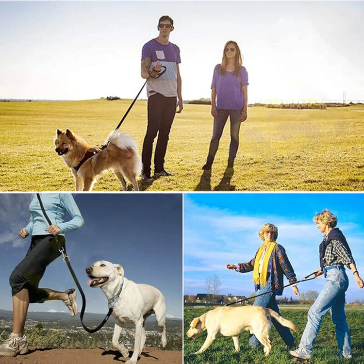 Adjustable 2.5M Double-Ended Dog Leash – Durable Police-Style Training Lead