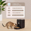 Smart Pet Feeder | Automatic Cat Dog Food Dispenser | Timed Portion Control | 2L Slow Feeder Bowl | LCD Display | Battery Operated | Pet Feeding Machine