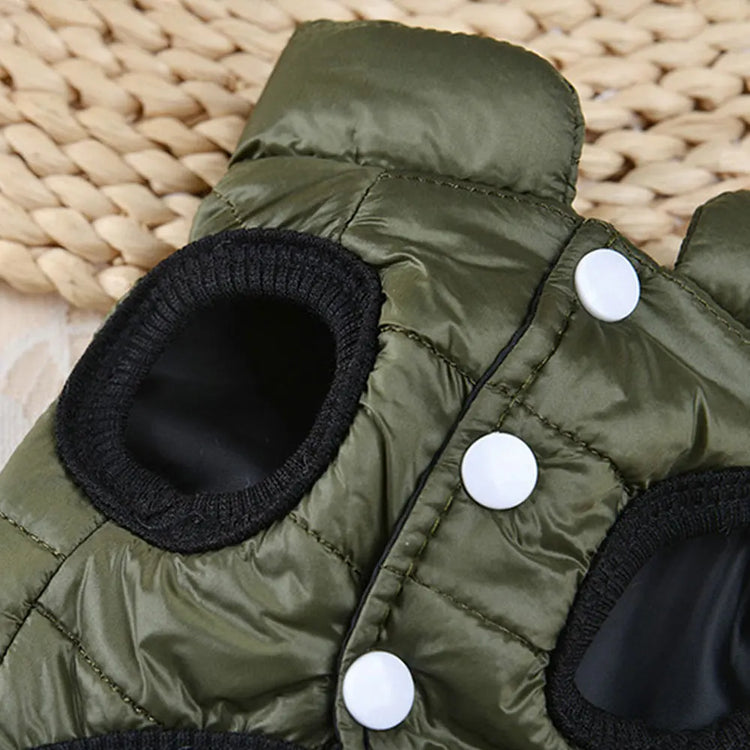 Winter Clothes for Cats & Dogs | Warm Down Jacket Vest | Lightweight Windproof Coat for Small/Medium Pets