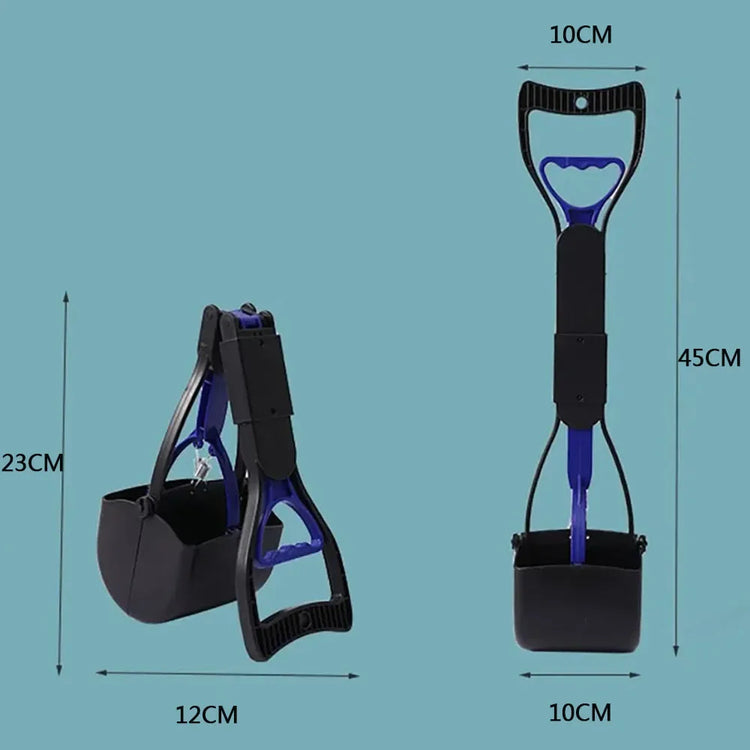 Pet Pooper Scooper with Long Handle – Portable Waste Picker for Dogs and Cats