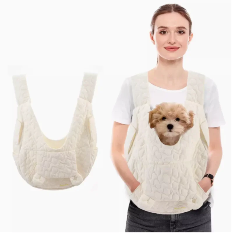 Waterproof Windproof Pet Chest Bag – Breathable Dog and Cat Carrier Backpack for Small Pets