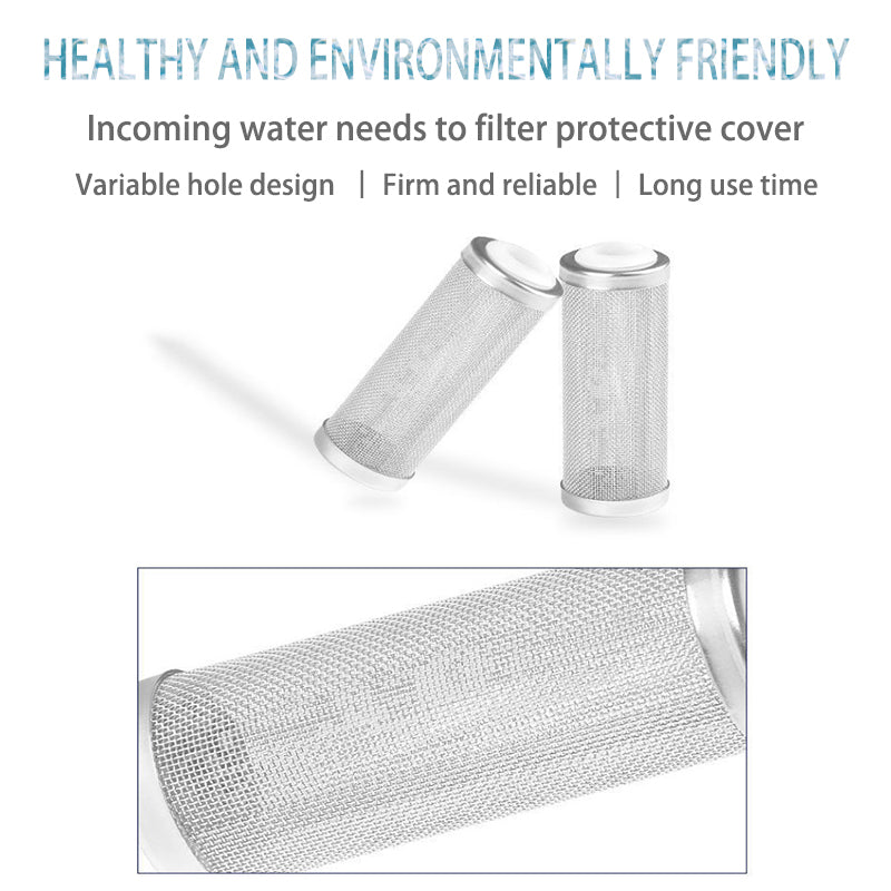 Fish Tank Filter Stainless Steel Inlet Case Mesh Shrimp Nets Special Cylinder Filters Inflow Inlet Protect Aquarium Accessories