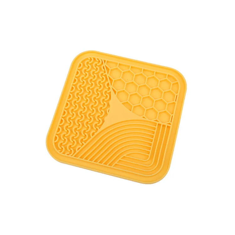 Silicone Pet Licking Mat for Cats/Dogs | Anti-Choking Slow Food Bowl | Bath Distraction Plate | Pet Supplies Cutlery