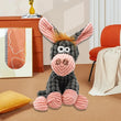 Dog Chew Toy – Donkey Shape Interactive Plush with Squeaker & Molar Training