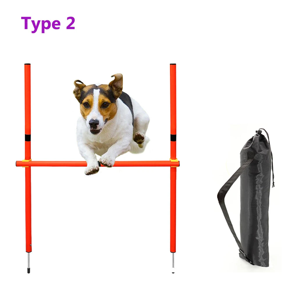 Portable Dog Agility Equipment Jumping Training Tool for Outdoor Exercise