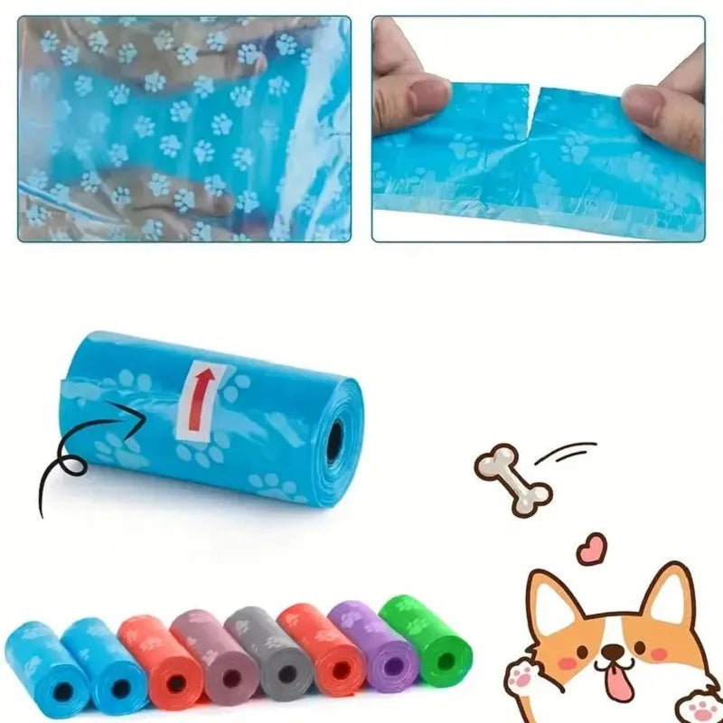 Dog Poop Bags Biodegradable Pet Garbage Bag Cat Doggie Outdoor Home Clean Refill Garbage Poop Bag Pet Supplies