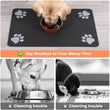Pet Feeding Mat-Absorbent Pet Placemat for Food and Water Bowl | Waterproof Rubber Backing | Quick Dry Water Mat for Dog/Cat