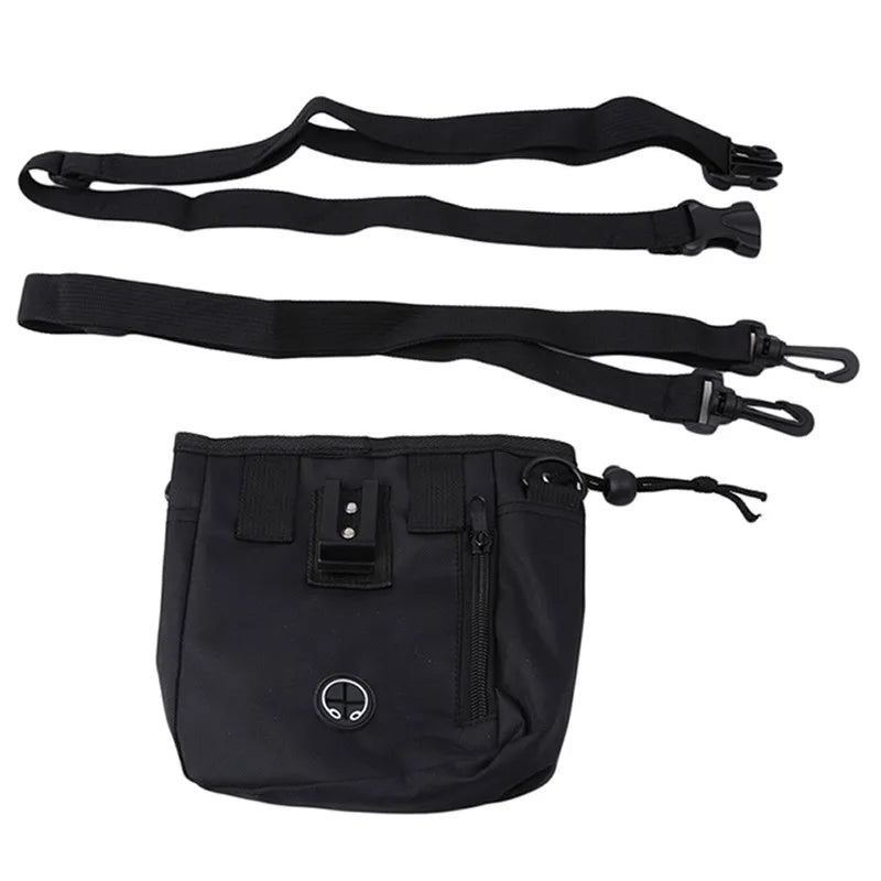 Pet Dog Training Treat Pouch – Snack Food Waist & Crossbody Bag for Walking