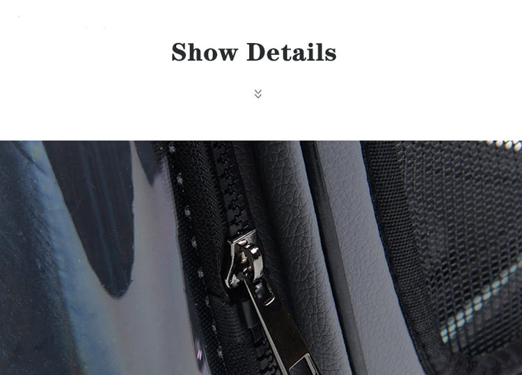 Cat/Dog Carrier Bag – Transparent, Breathable, Portable Travel Tote for Cats, Dogs & Rabbits