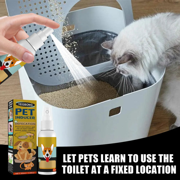Dog & Cat Potty Training Spray – Pet Toilet Training Aid for Puppies, Kittens & Indoor/Outdoor Use