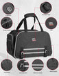 Motorcycle Pet Carrier Bag | Airline Approved Portable Travel Carrier for Cats/Dogs | Fits Luggage Rack or Passenger Seat