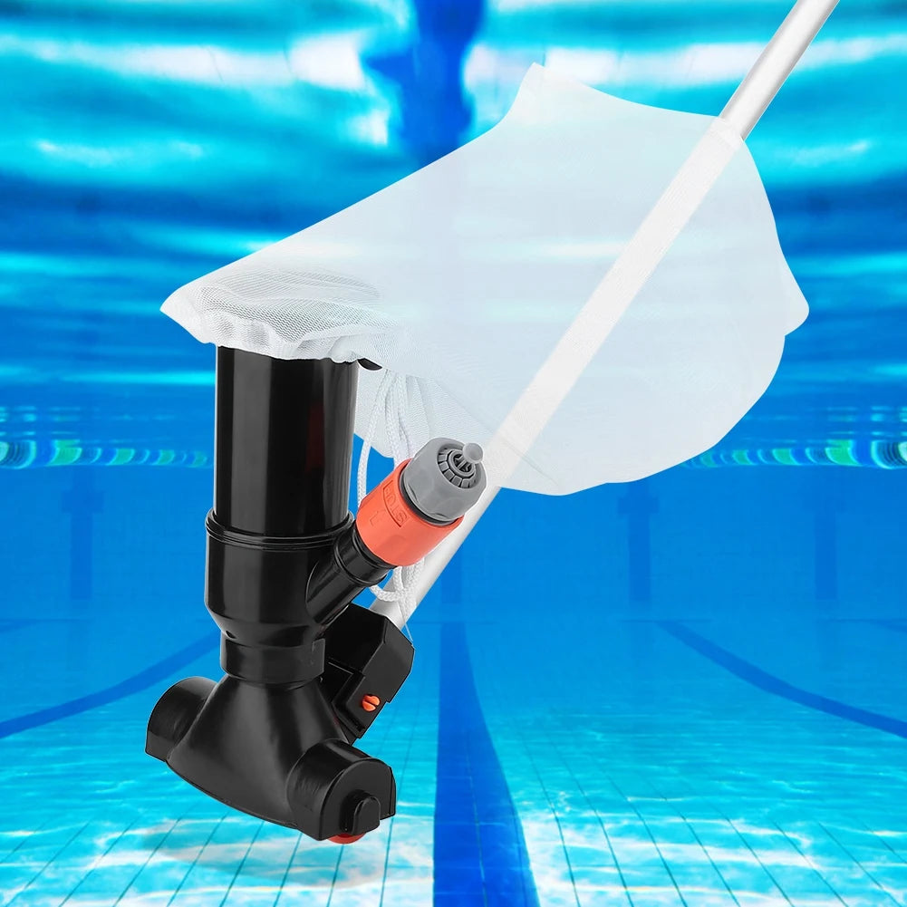 Portable Pool Vacuum Cleaner – Pond, Spa & Fountain Cleaning Tool with Mesh Bag