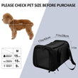 Airline Approved Soft-Side Pet Carrier Bag for Small Dogs and Cats – Breathable, Lightweight Travel Backpack