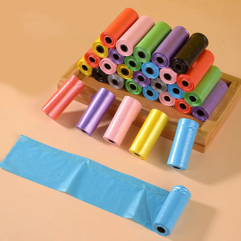 10 Rolls Dog Poop Bags – 15 Bags Per Roll, Portable Outdoor Pet Waste Cleanup Bags