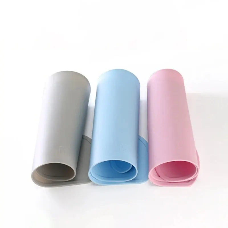 Pet Feeding Mat for Cats & Dogs with Nonspill, Nonslip,  Waterproof & Leakage Food Mat | Silicone Placemats - Easy to Clean