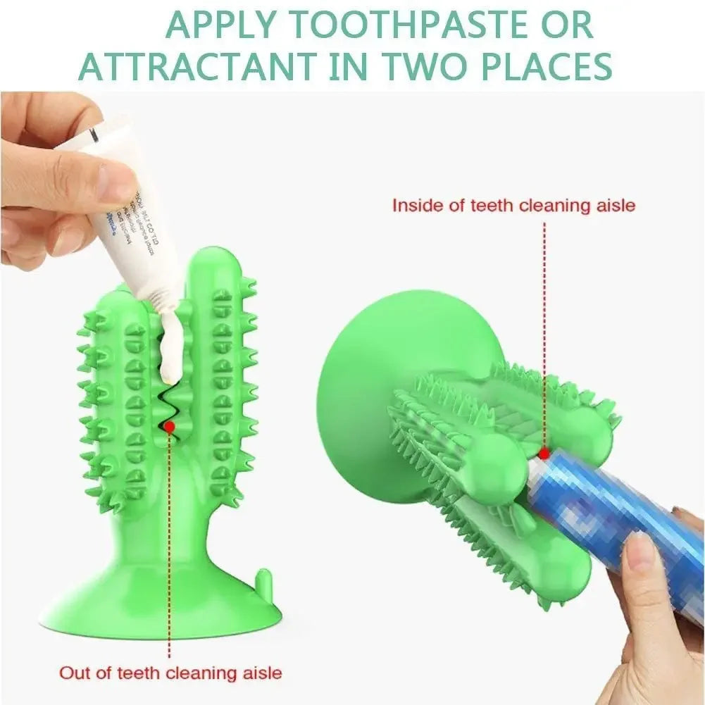 Interactive Dog Toothbrush Toy – Durable Chew Toy for Teeth Cleaning and Training