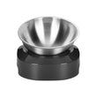 Cat Bowl | Lovely Creative Inclined Feeder | Kitten Puppy Food Bowl | Stainless Steel Pet Dish | 15° Tilt Neck Protector | Anti-Slip Dog Cat Feeder