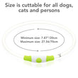 LED Luminous Dog Collar Light Rechargeable Flashing Safety Collar for Nighttime Walking