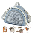 Portable Breathable Small Pet Carrier Bag – Travel Backpack for Hamsters, Guinea Pigs, Rabbits, Reptiles, and More