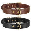 Durable Real Leather Dog Collar – Adjustable & Heavy-Duty for Medium to Large Dogs