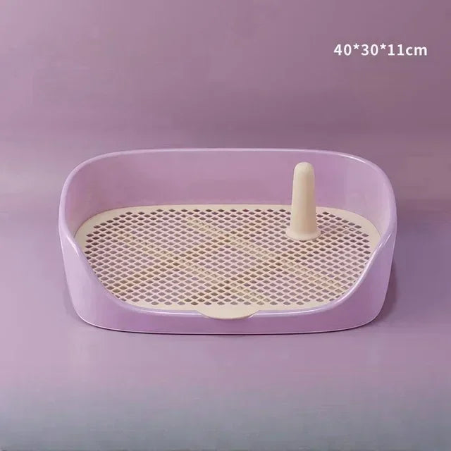 Training Toilet Pet Toilet for Small Dogs & Cats — Portable Puppy Pad Holder Tray