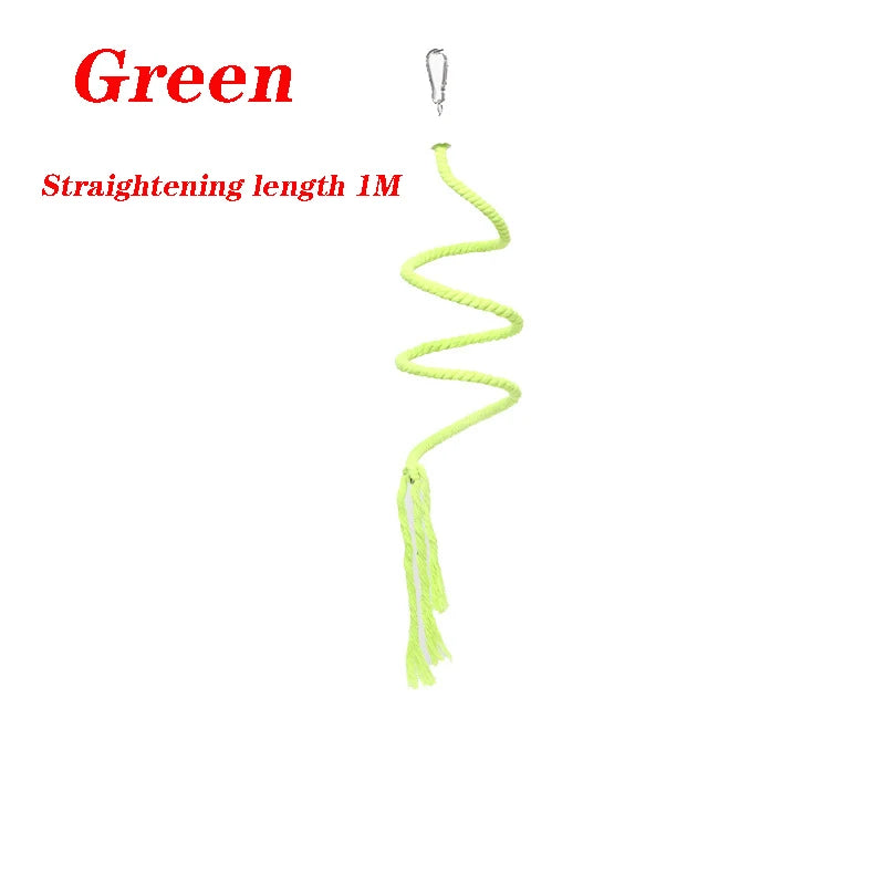 Bird Molar Toy | Durable Bendable Cotton Rope | Multi-color Parrot Standing Perch for Cockatiel | Parrot Cage Bird Toy