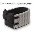 Central Console Dog Car Seat Bed – Portable Pet Carrier for Small Dogs & Cats, Travel Safety Seat