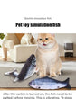 Cat/Dog Toy – USB Charging Electric Floppy Fish | Simulation Interactive Pet Chew Toy | Teeth Grinding & Training Play Toy