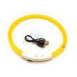 USB Rechargeable LED Dog Collar – Adjustable Luminous Safety Light Collar for Night Visibility