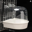Hanging Bird Bath Box | Parakeet Shower Cage Bath | Bird Bathtub for Canary, Cockatiel, Budgerigar, Small Parrots