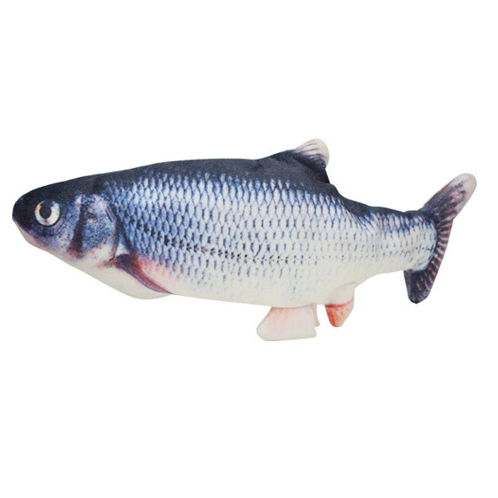Electric Moving Fish Cat Toy | Realistic Flopping Fish | Dog Toy Plush | Interactive Cat Toy | Electric Wagging Fish | Indoor Cat Exercise | Pet Supplies